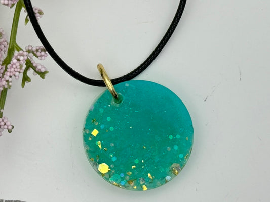 Seafoam circle pendant