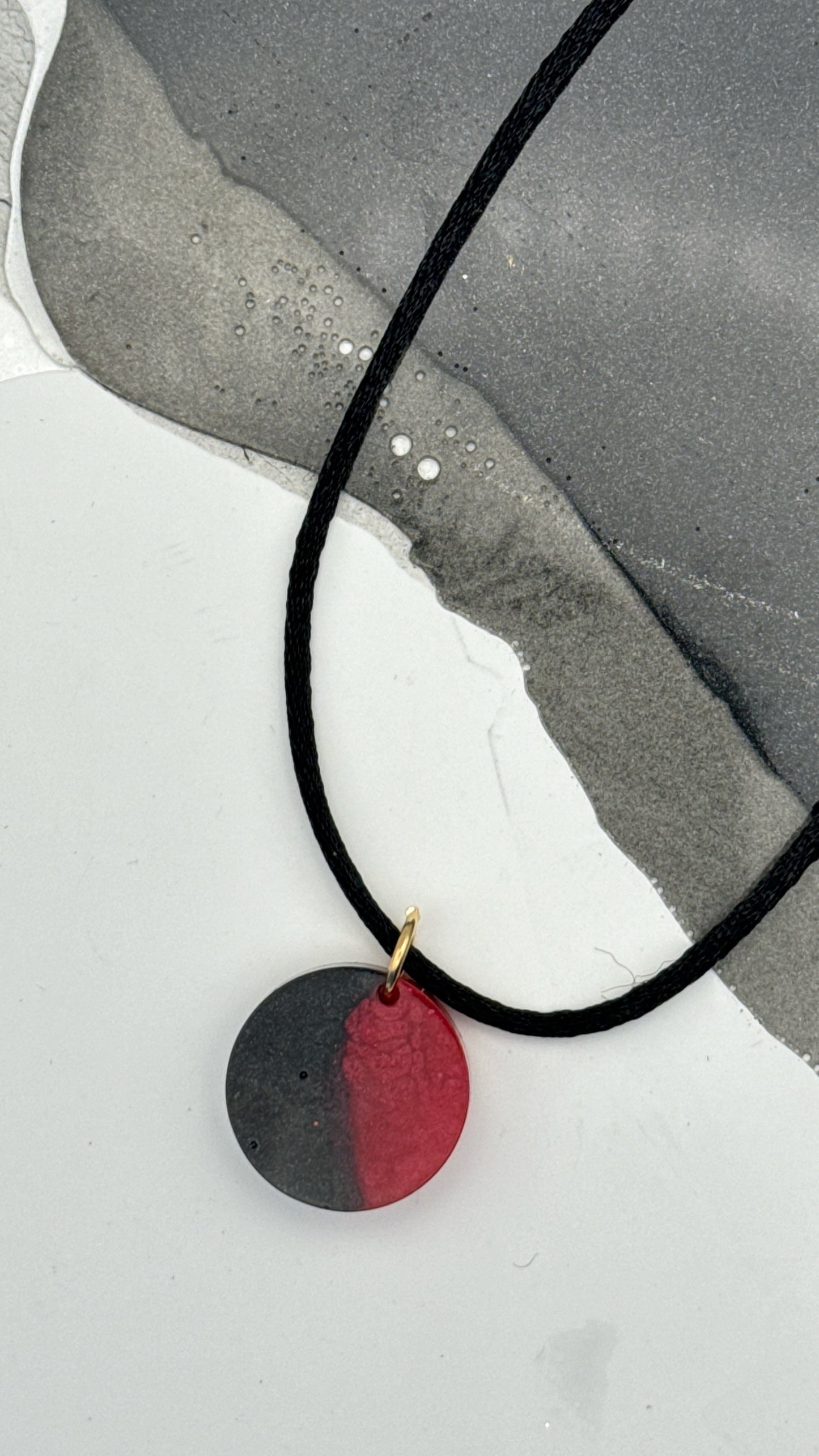 Crimson Eclipse Pendant