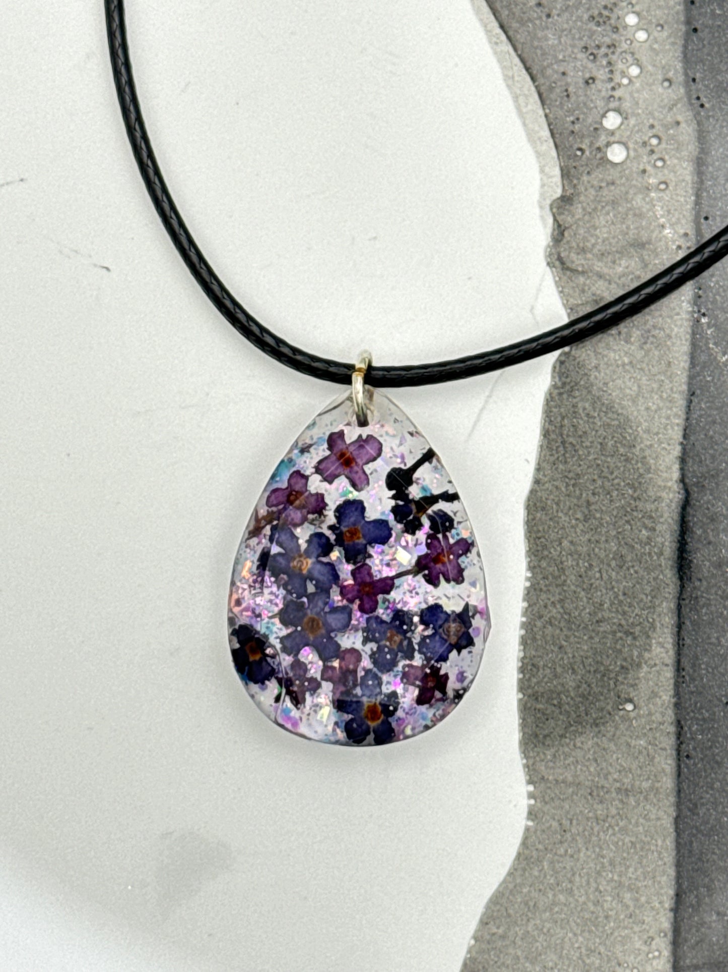 Violet Bloom Pendant