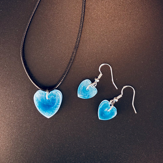 True Blue Heart Set