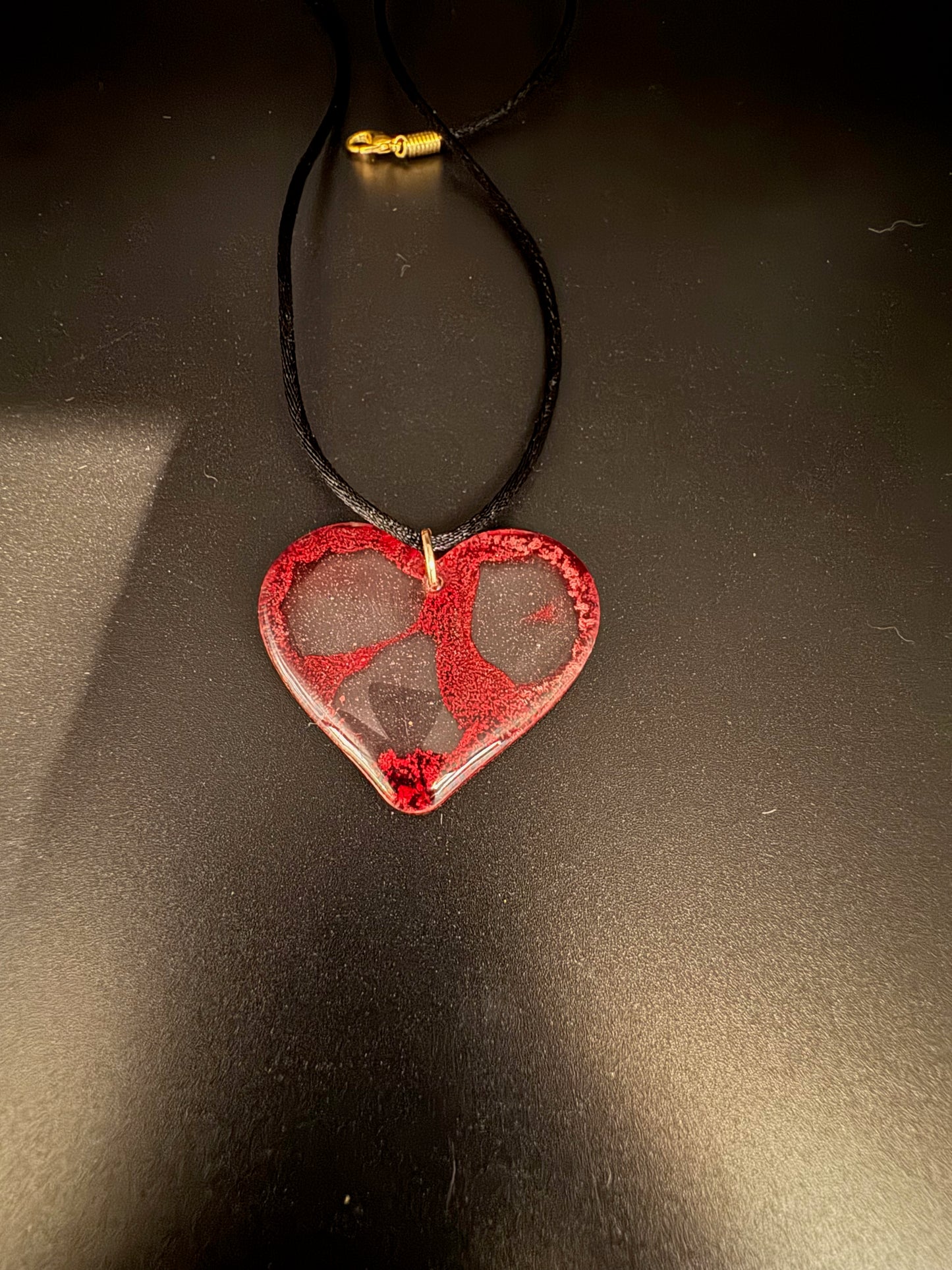 Lava Flow Heart Pendant