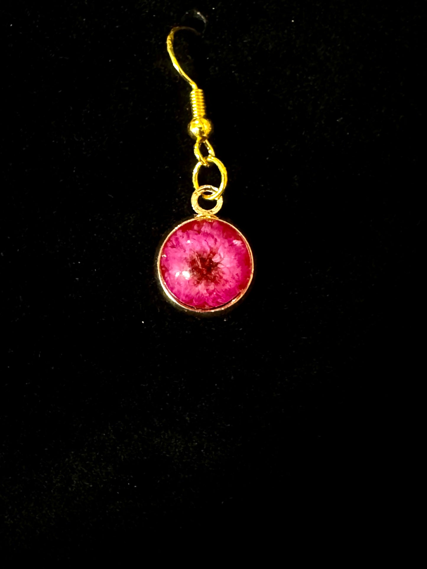 Mini Pink Daisy Earrings