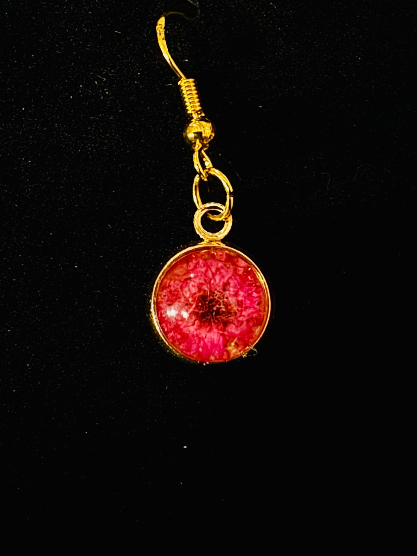 Mini Pink Daisy Earrings