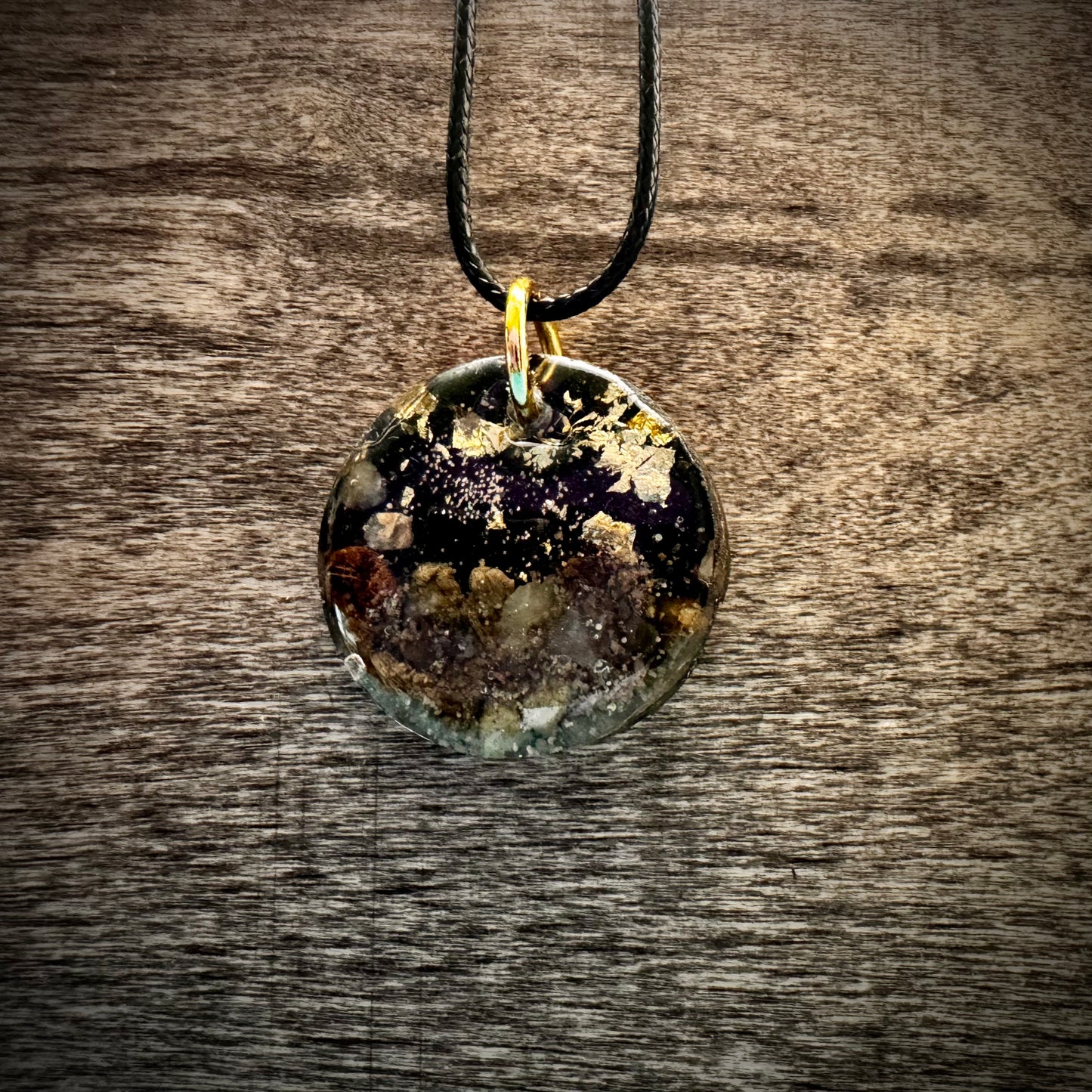 Kaw River Sphere with gold