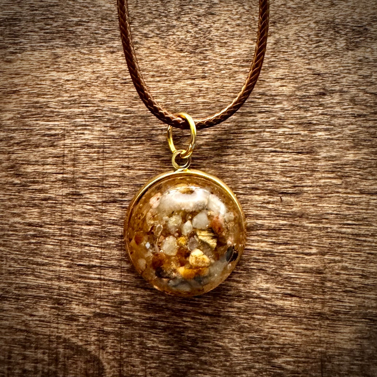 Kaw River Sphere Necklace