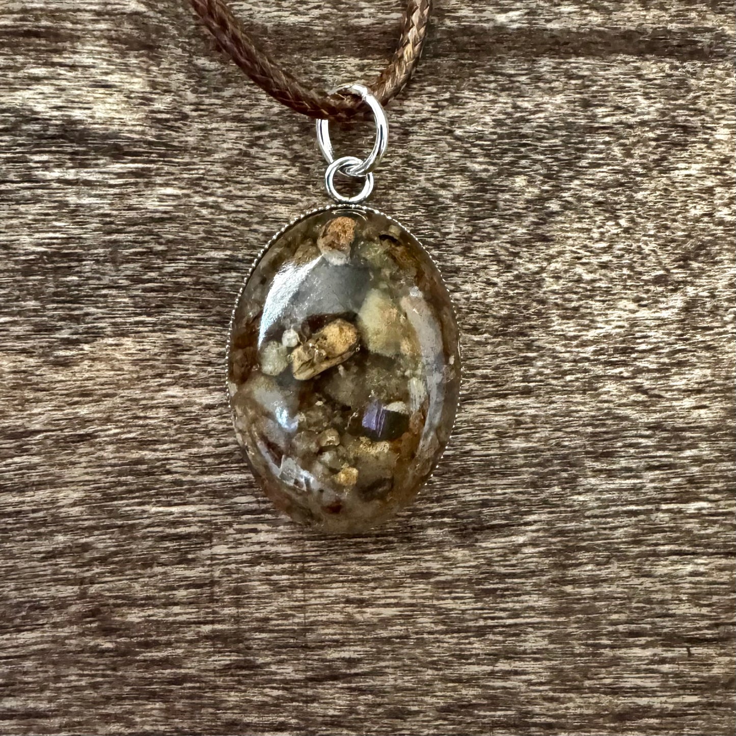 Kaw River Oval Necklace