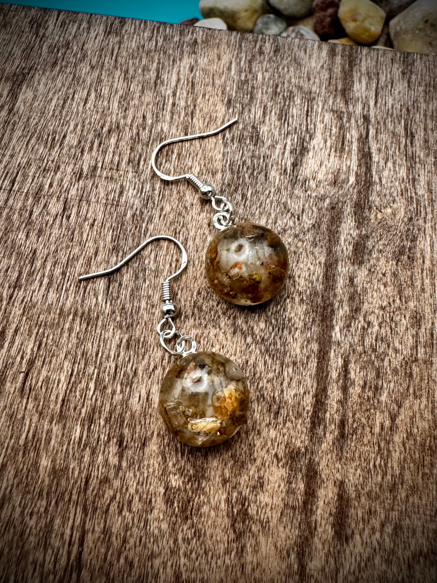Kaw River Sphere Earrings