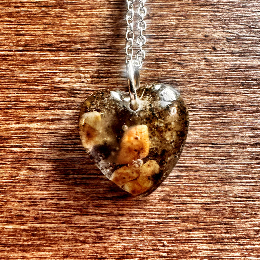 Missouri River Keepsake Heart Pendant