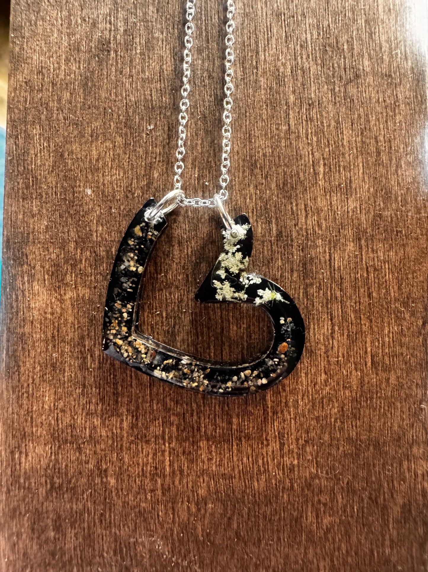 Missouri River Keepsake Heart Pendant