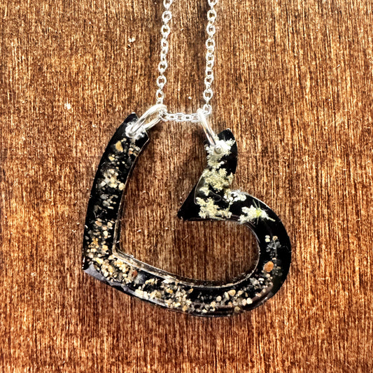 Missouri River Keepsake Heart Pendant