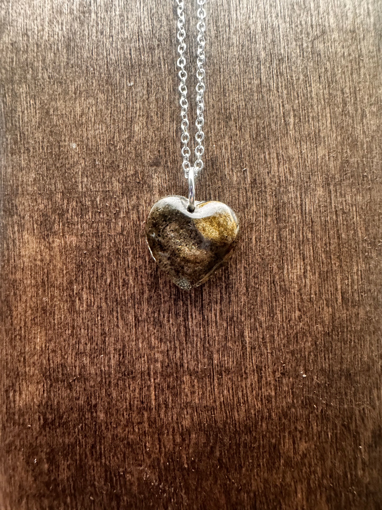 Missouri River Keepsake Heart Pendant