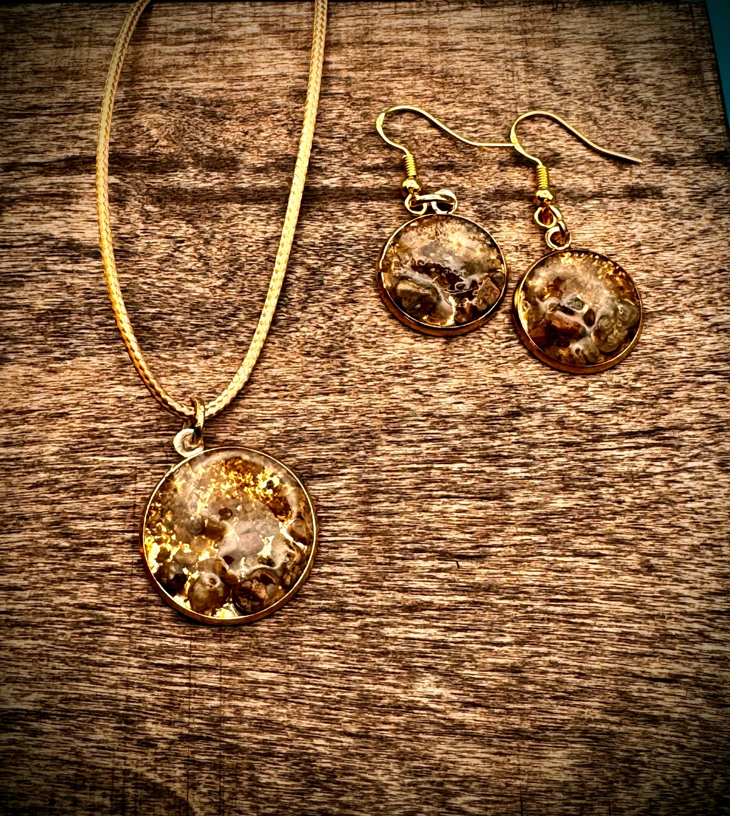 Kaw River Earring & Necklace Set