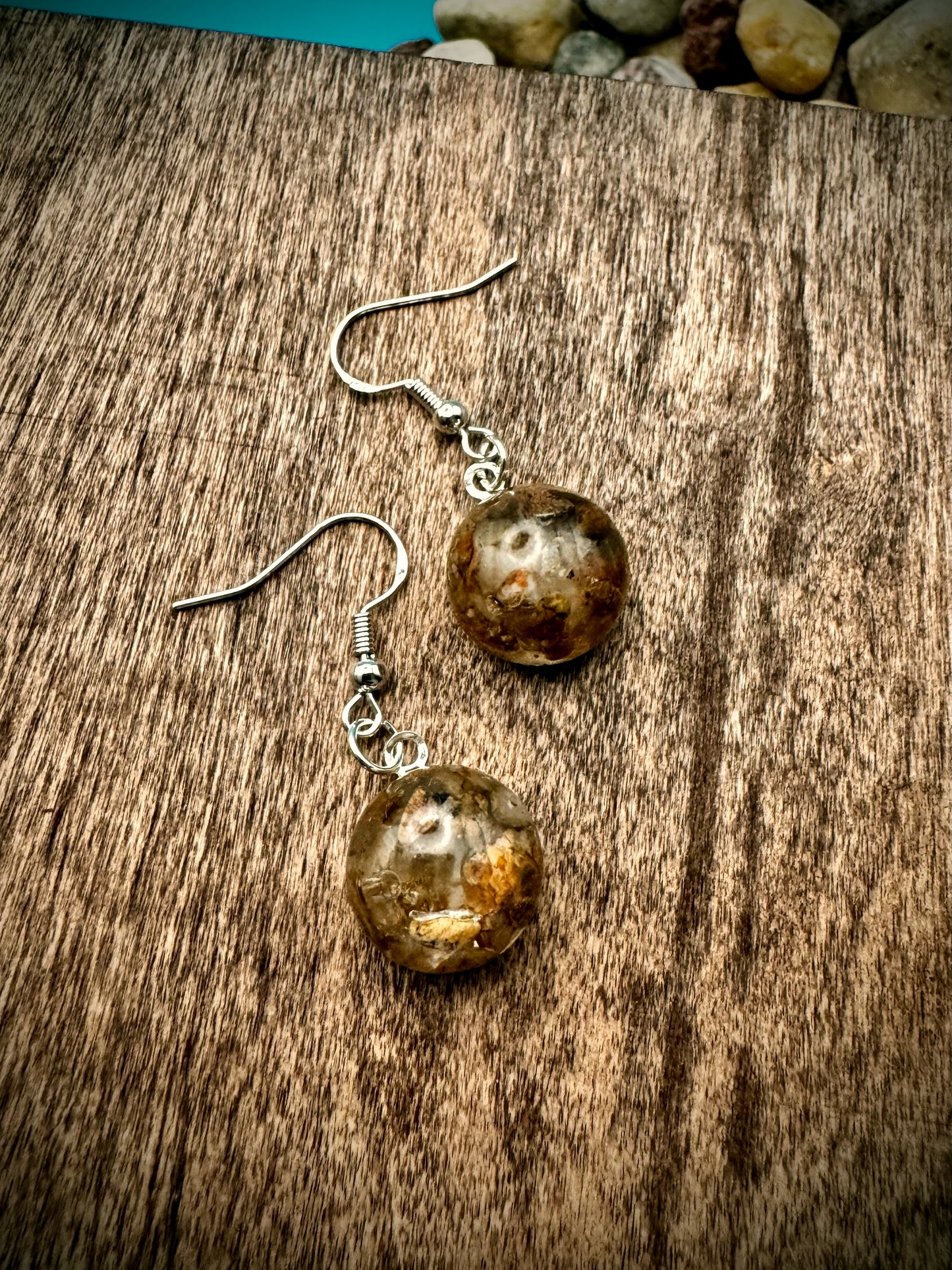Kaw River Sphere Earrings