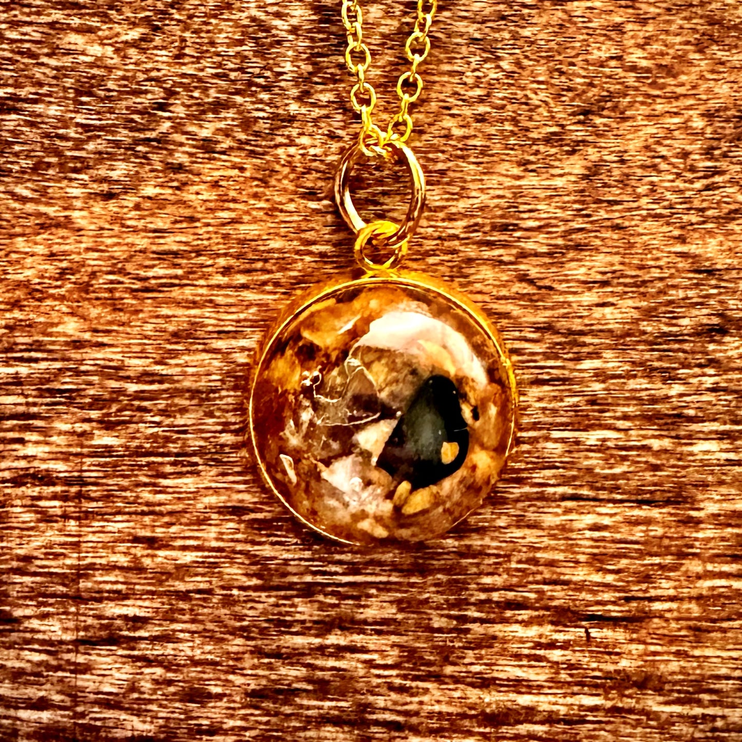 Kaw River Sphere Necklace