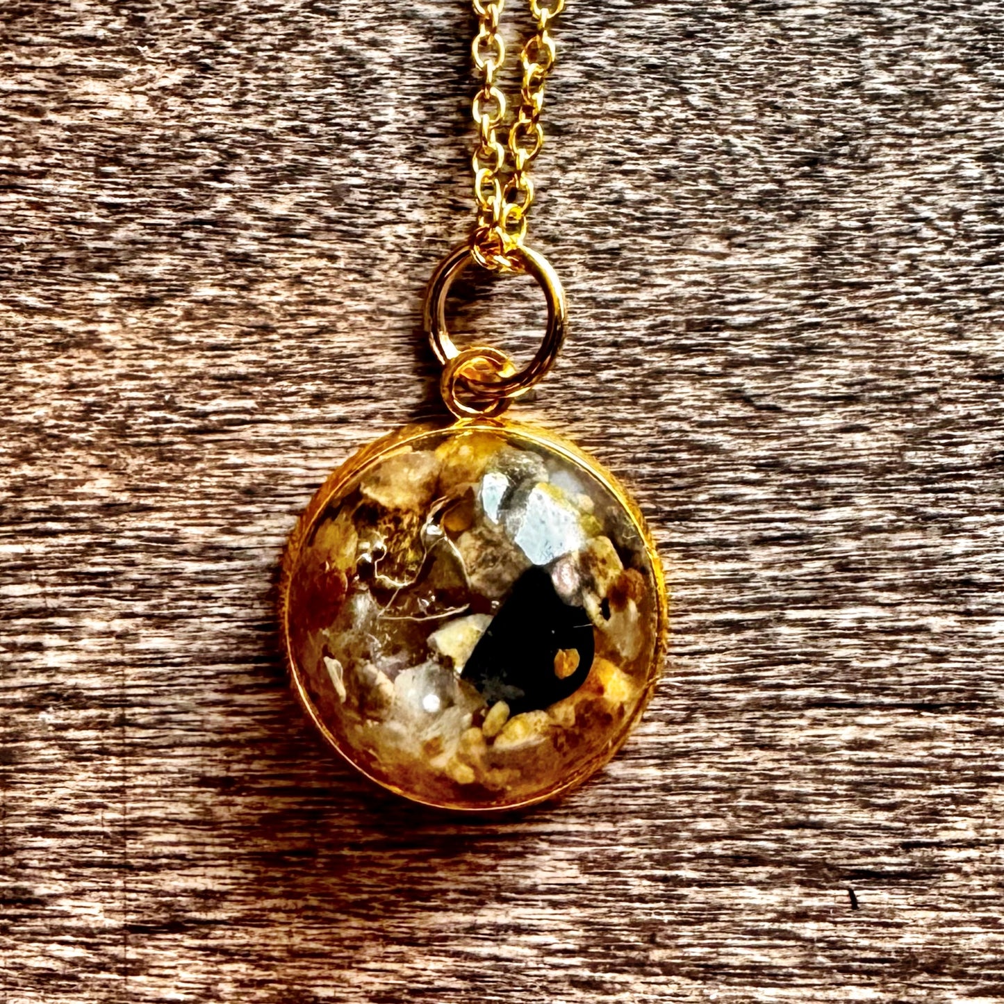 Kaw River Sphere Necklace