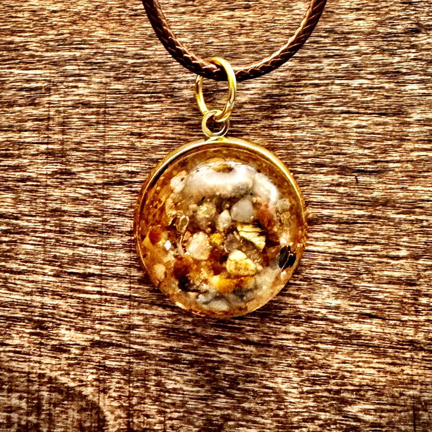Kaw River Sphere Necklace