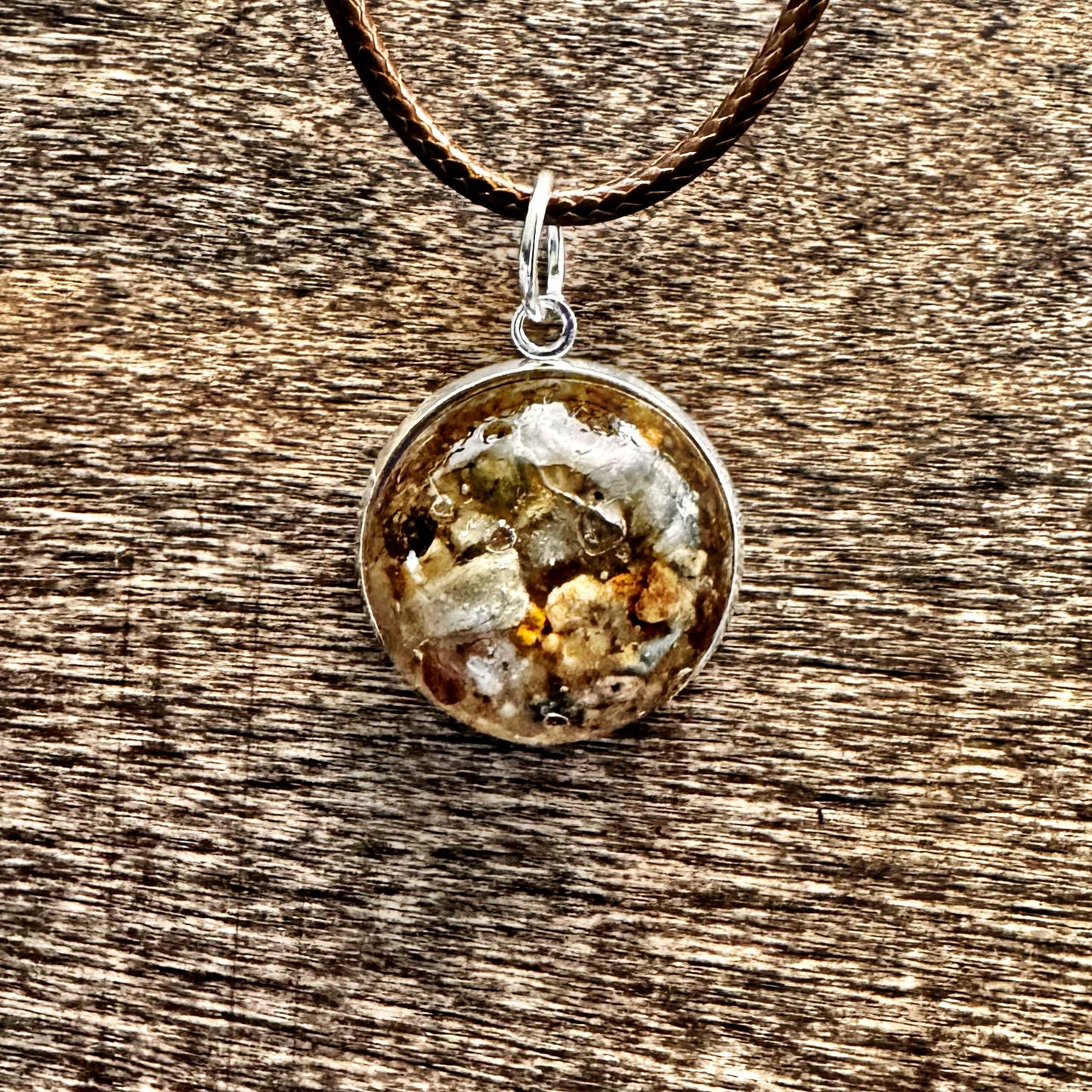 Kaw River Sphere Necklace