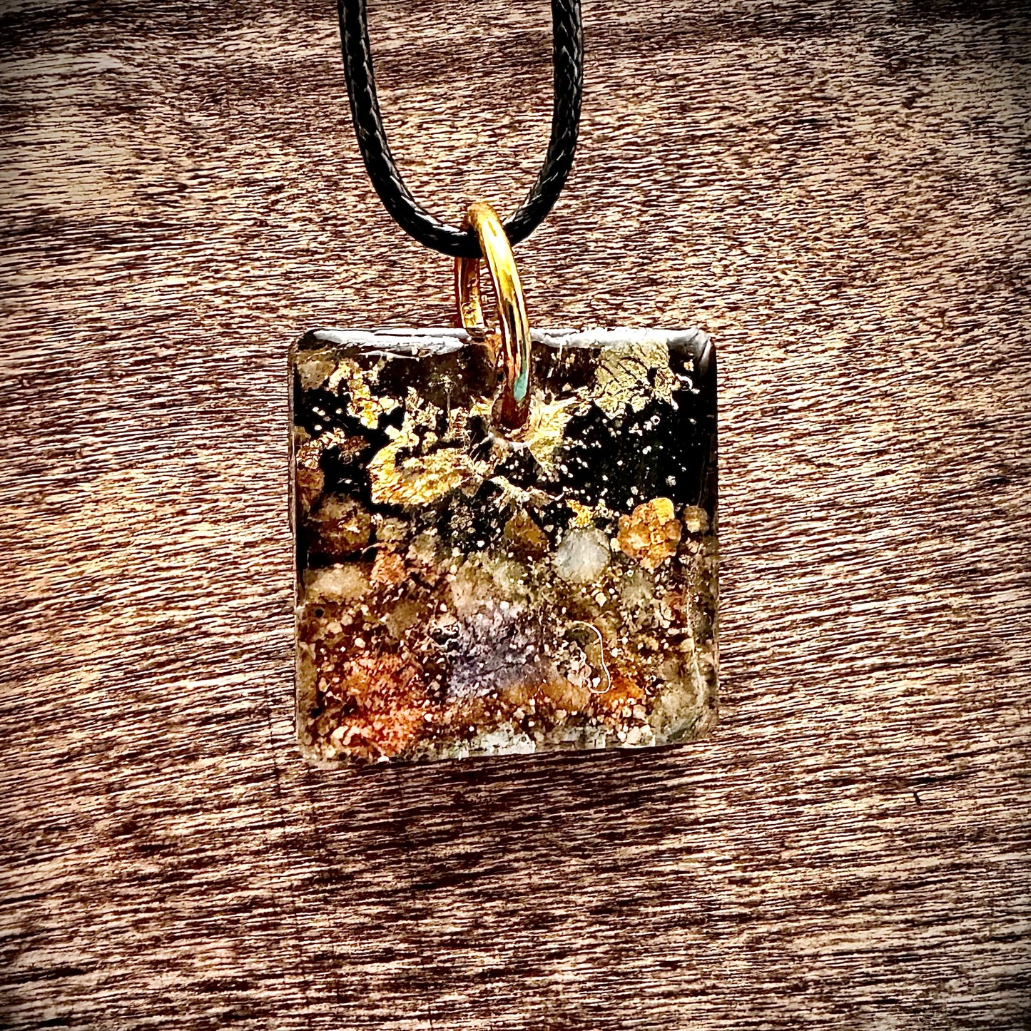 Kaw River Square with gold