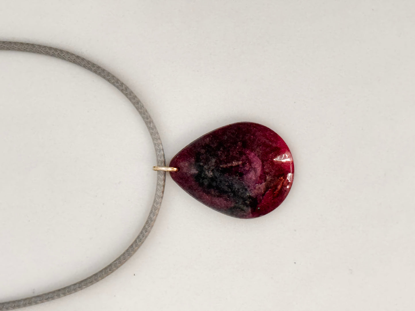Midnight Teardrop Pendant