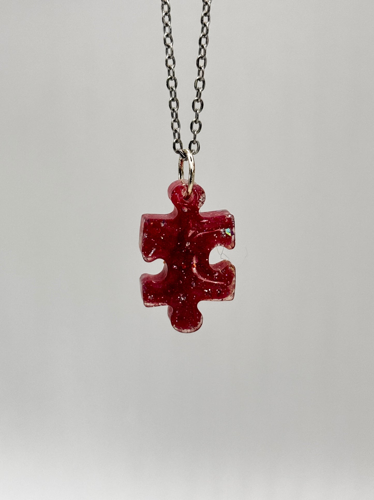 Pink Puzzle Pendant