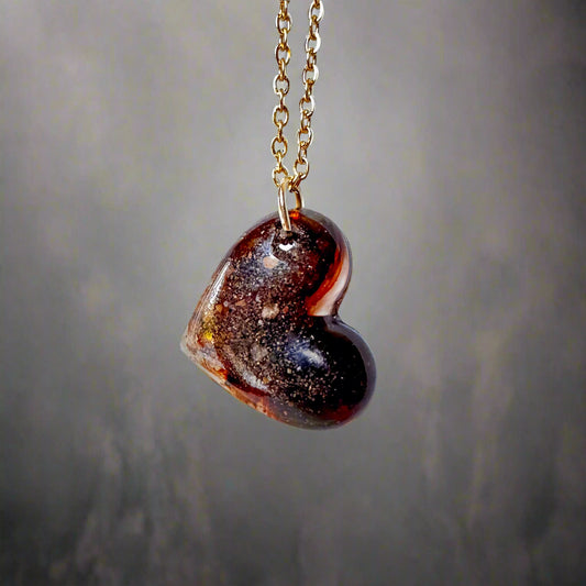 Missouri River Keepsake Heart Pendant