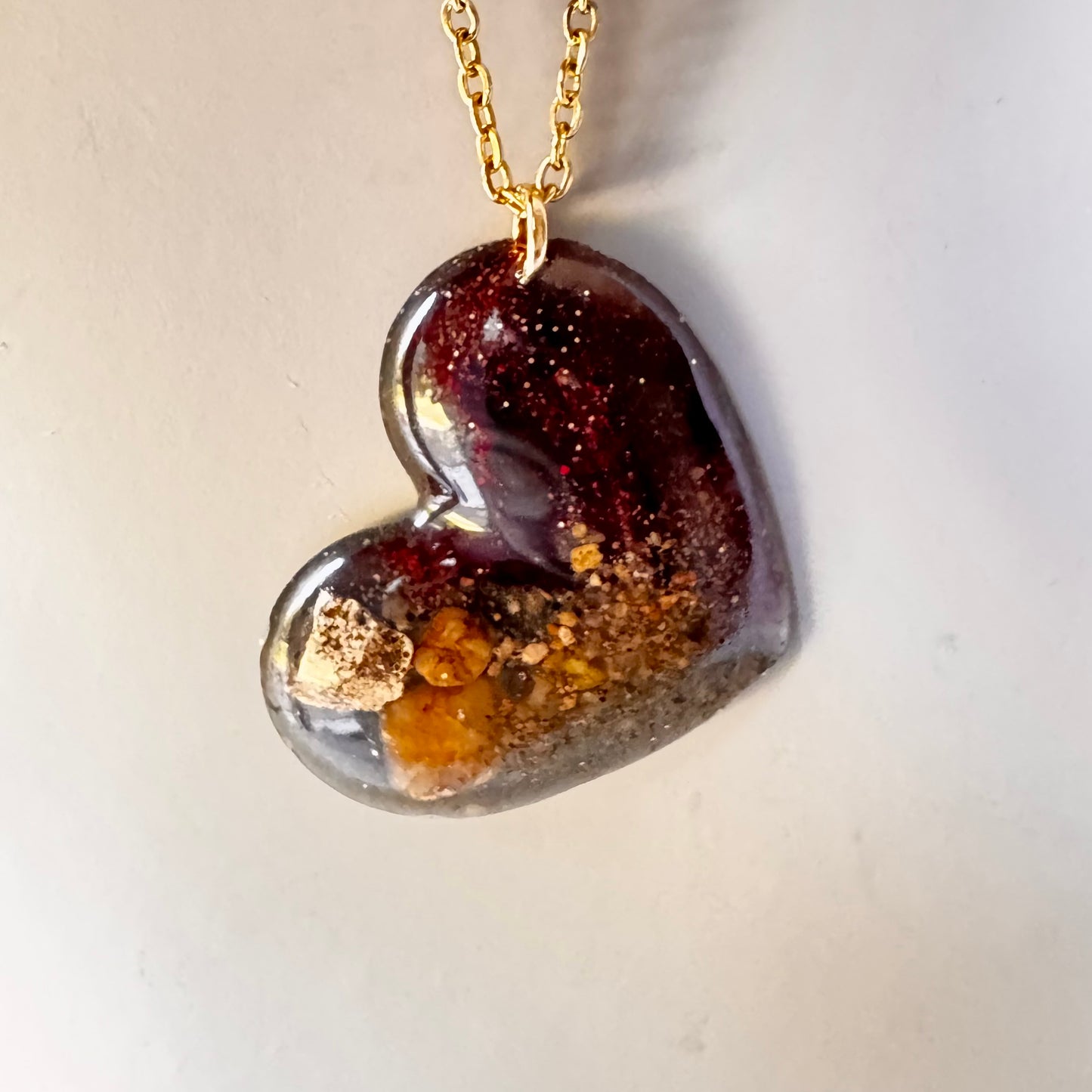 Missouri River Keepsake Heart Pendant