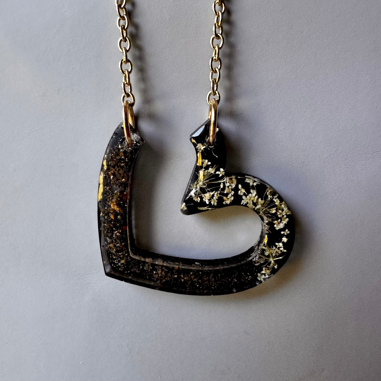 Missouri River Keepsake Heart Pendant