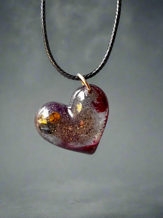 Missouri River Keepsake Heart Pendant