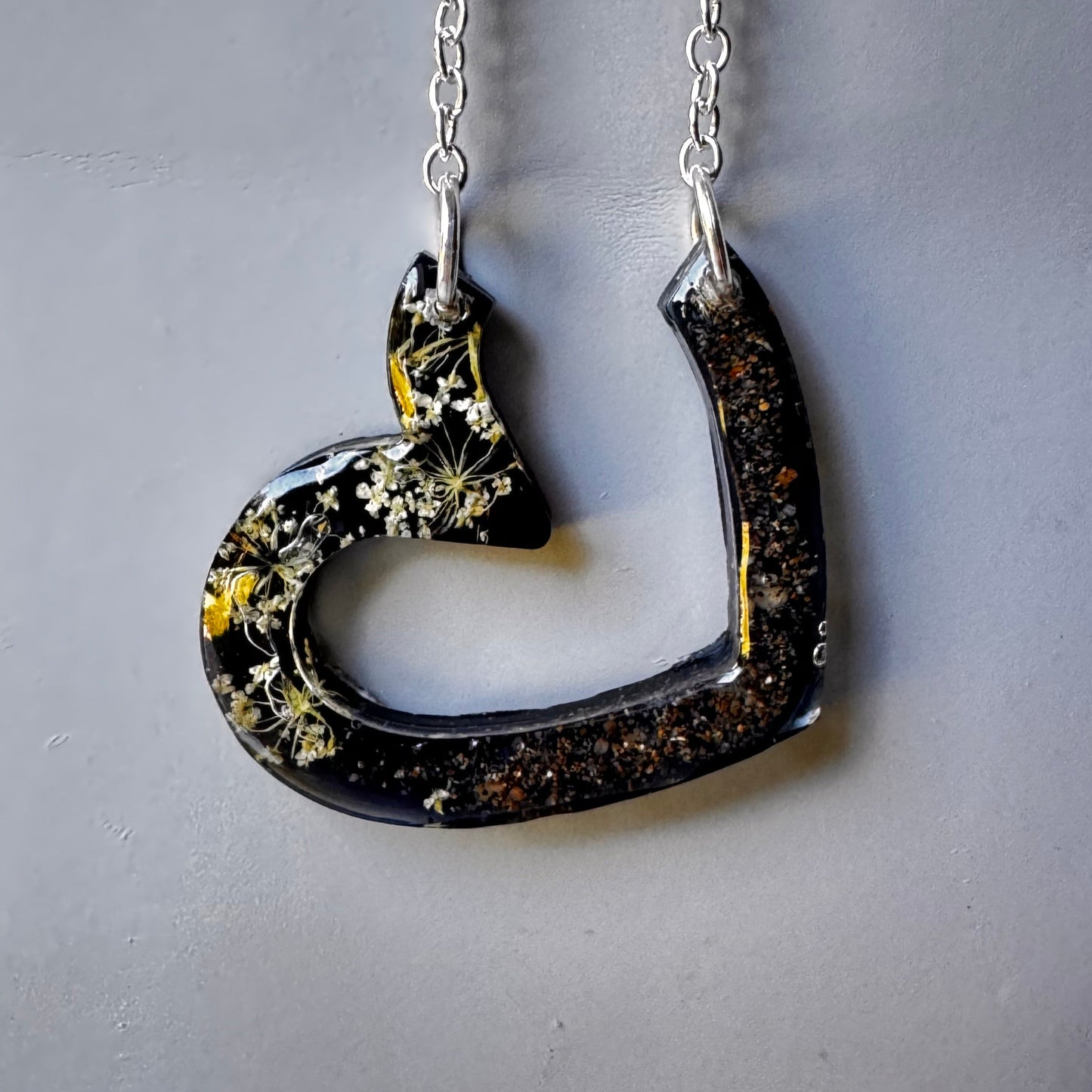 Missouri River Keepsake Heart Pendant