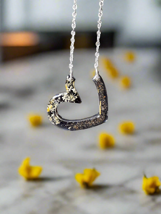 Missouri River Keepsake Heart Pendant