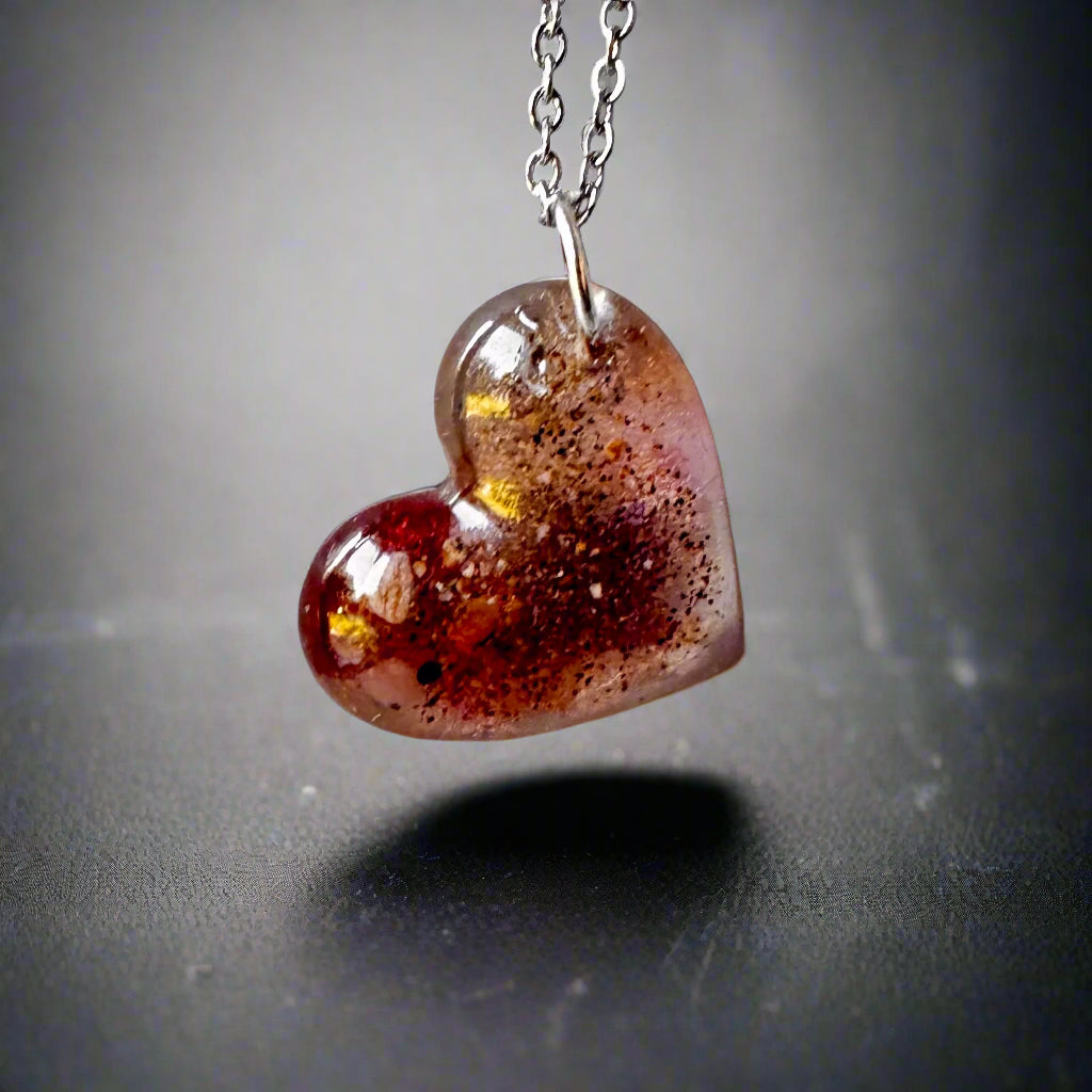 Missouri River Keepsake Heart Pendant