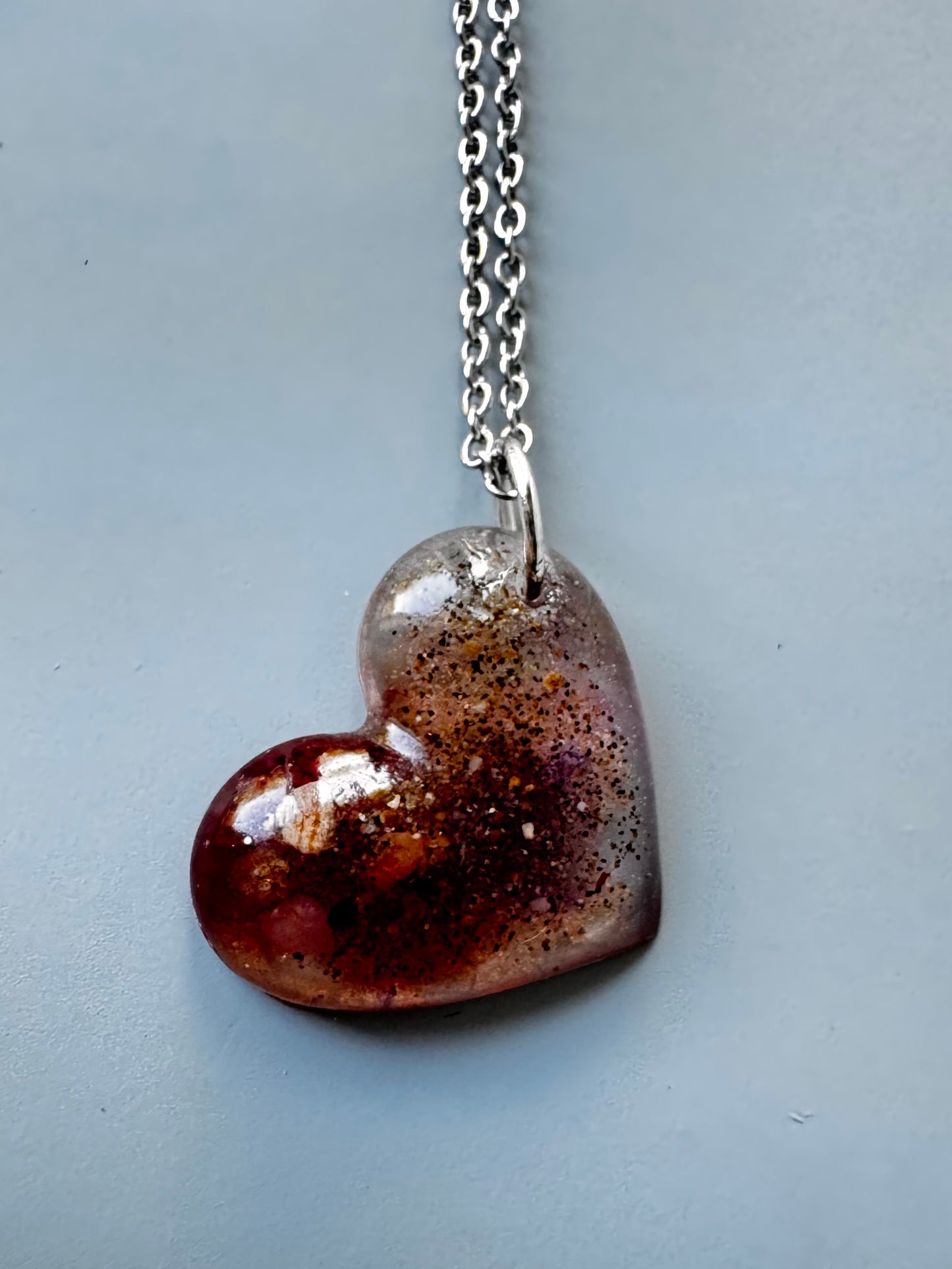 Missouri River Keepsake Heart Pendant