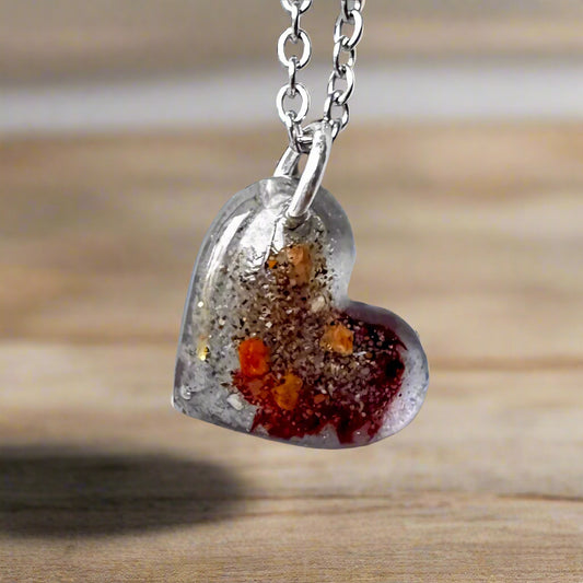 Missouri River Keepsake Heart Pendant (small)