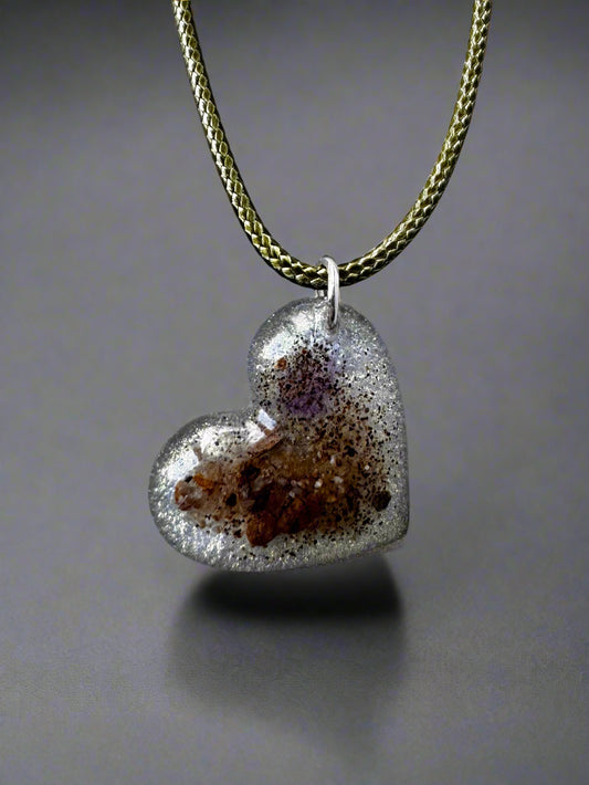 Missouri River Keepsake Heart Pendant