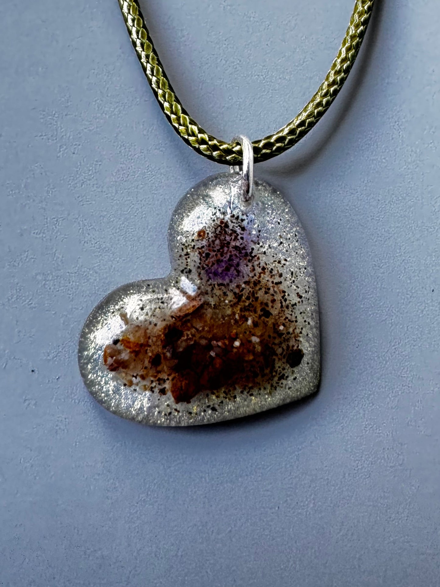 Missouri River Keepsake Heart Pendant