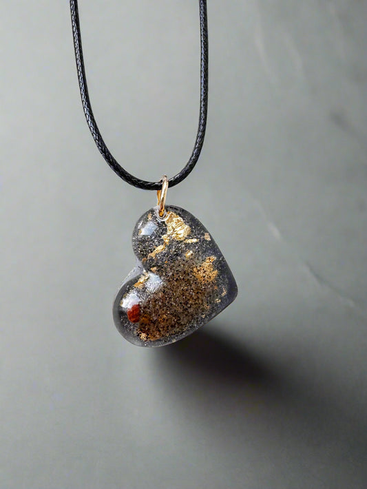 Missouri River Keepsake Heart Pendant