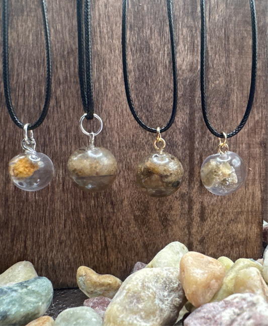 Kaw River Sphere Necklaces