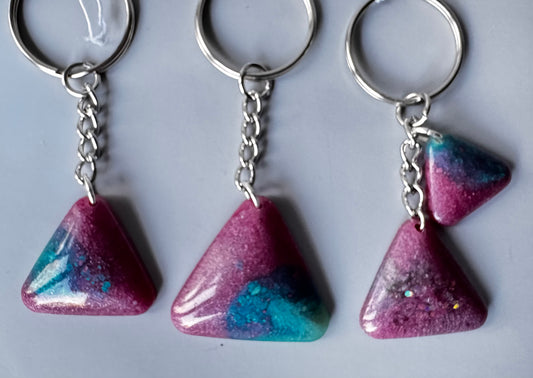Triangle keychains