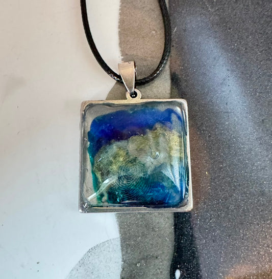 Ocean Swirl pendant