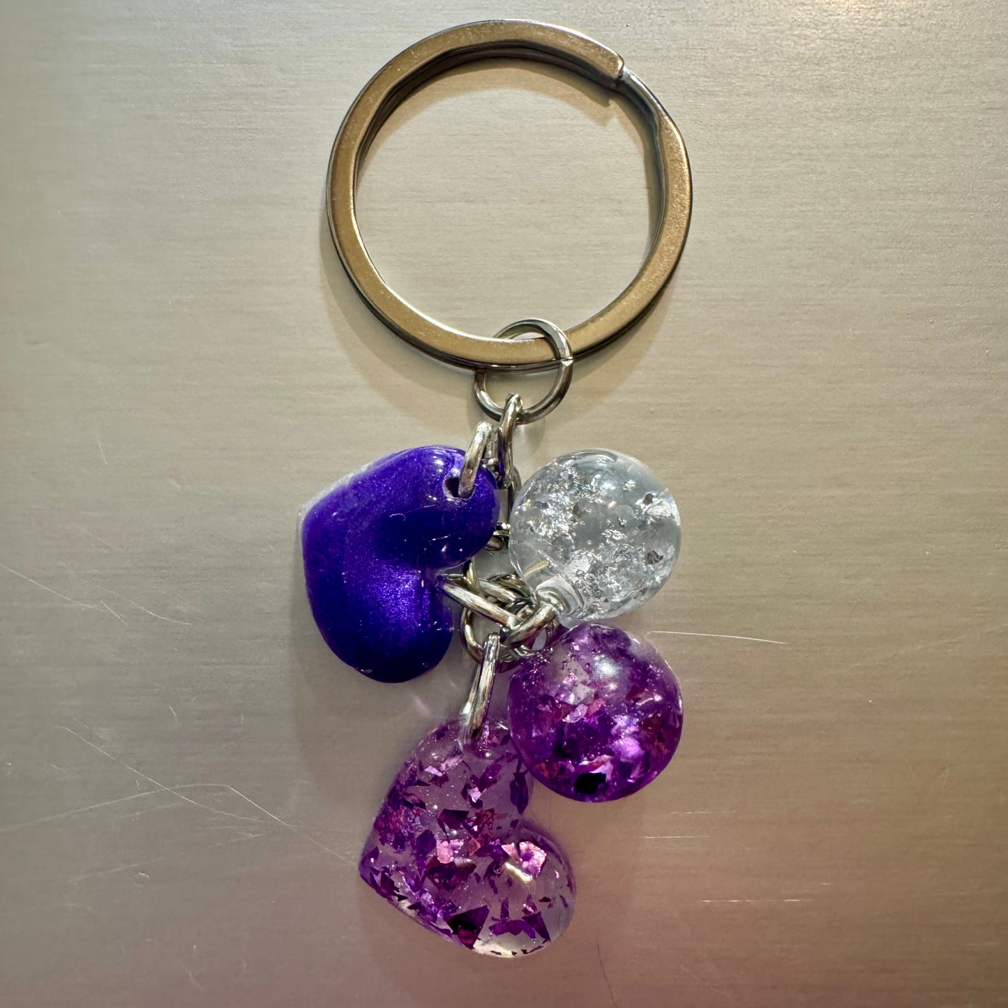 Purple Pride Keychain