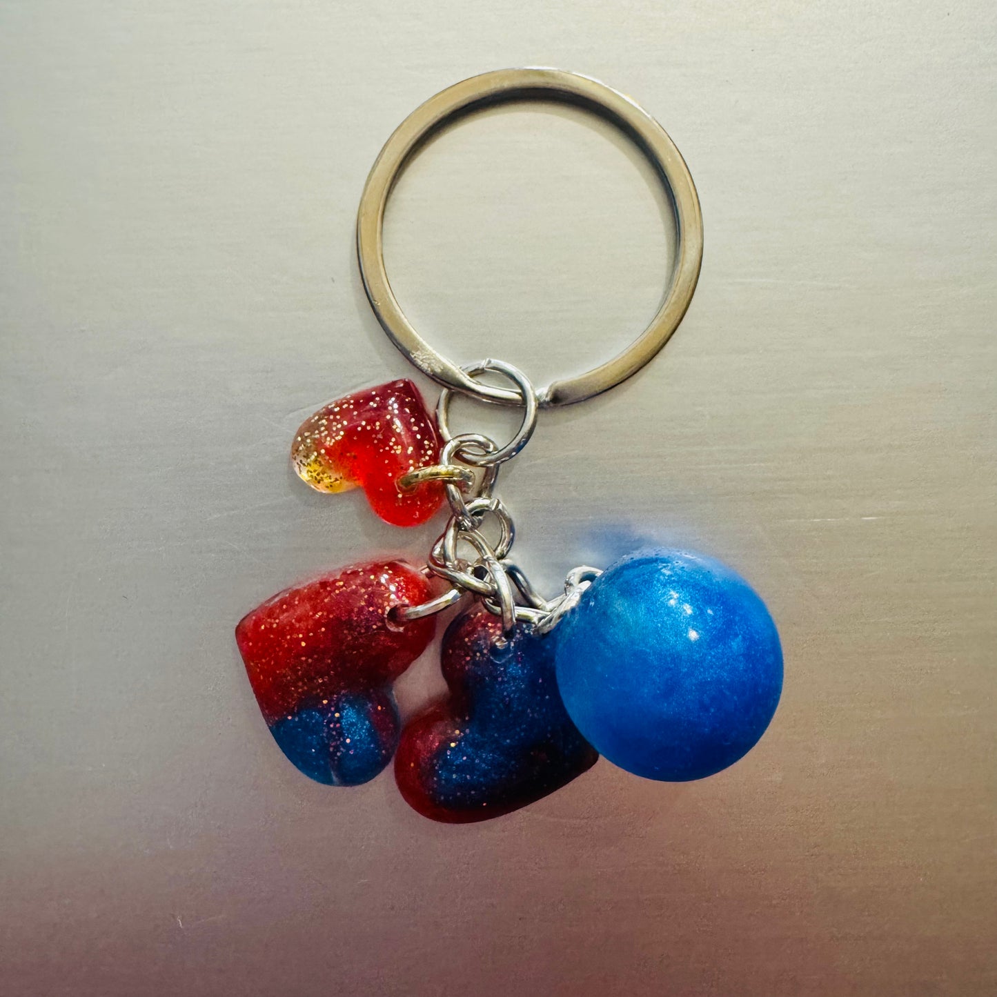 Sparkling Americana Keychain