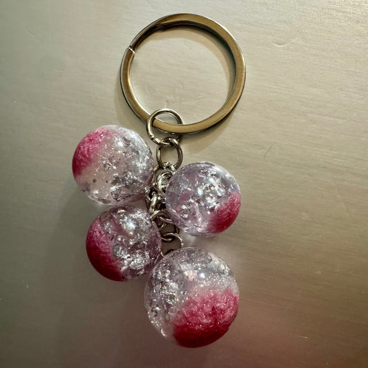 Blushing Orbs Keychain