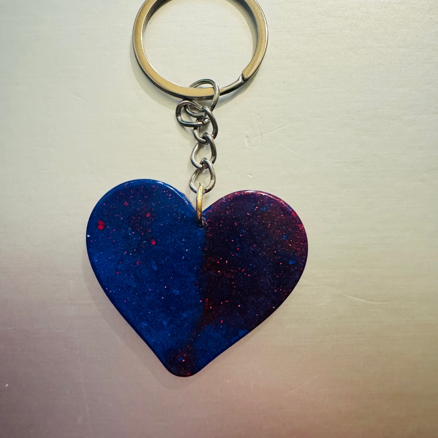 Twilight Heart Keychain