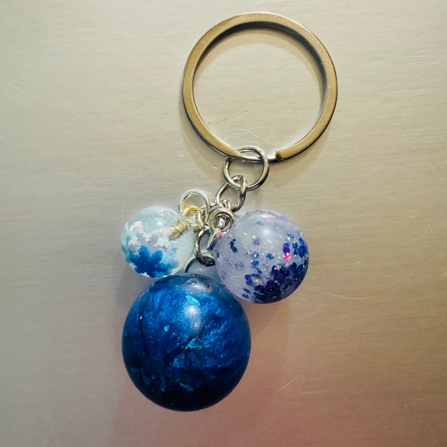 Midnight Galaxy Keychain