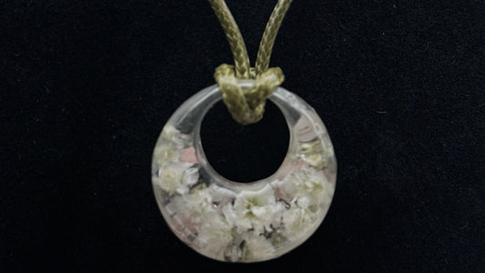 Bloom Crescent Pendant