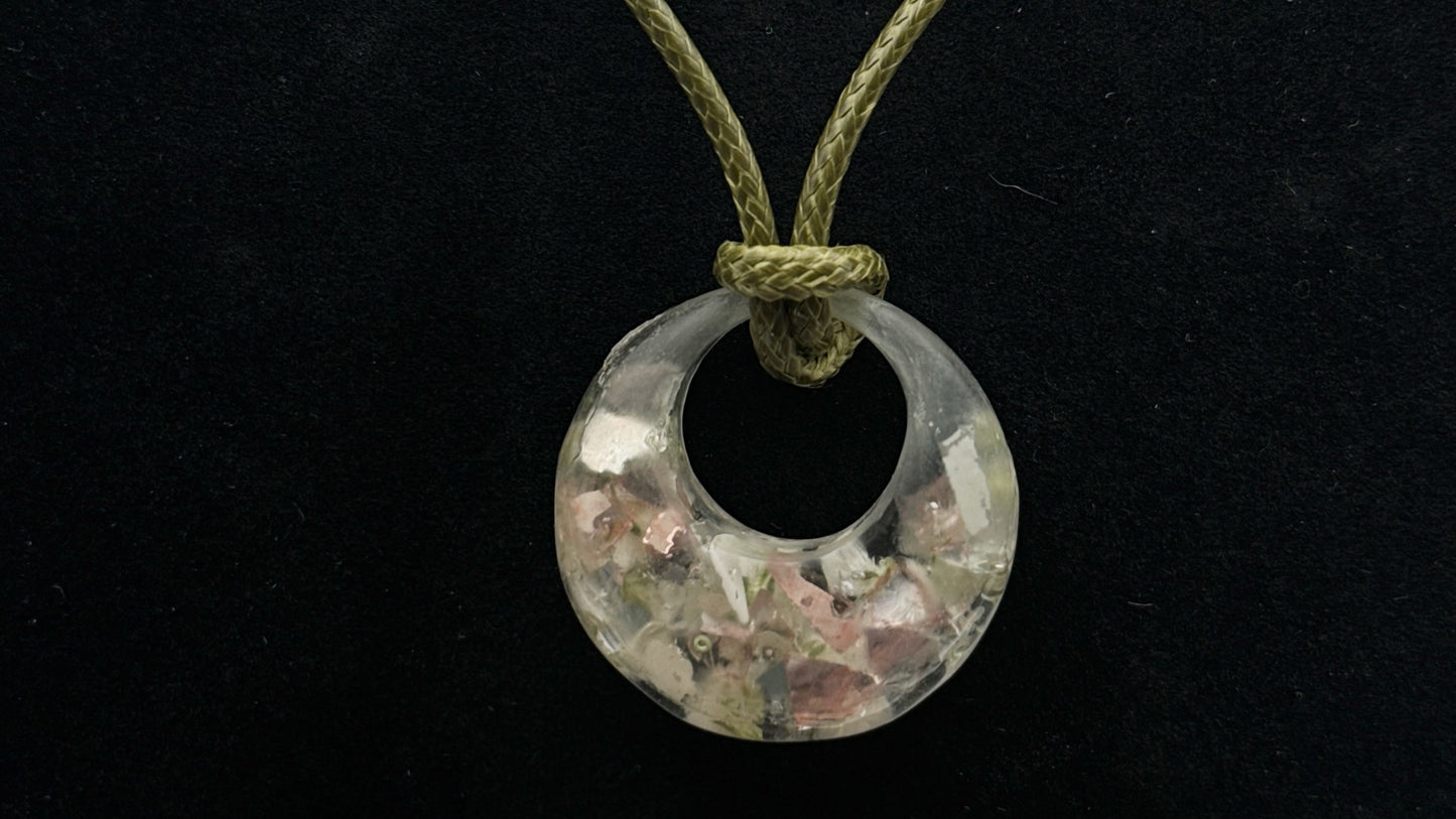 Bloom Crescent Pendant
