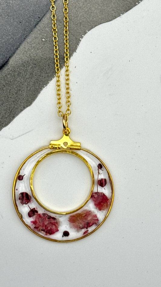 Scarlet Halo Pendant
