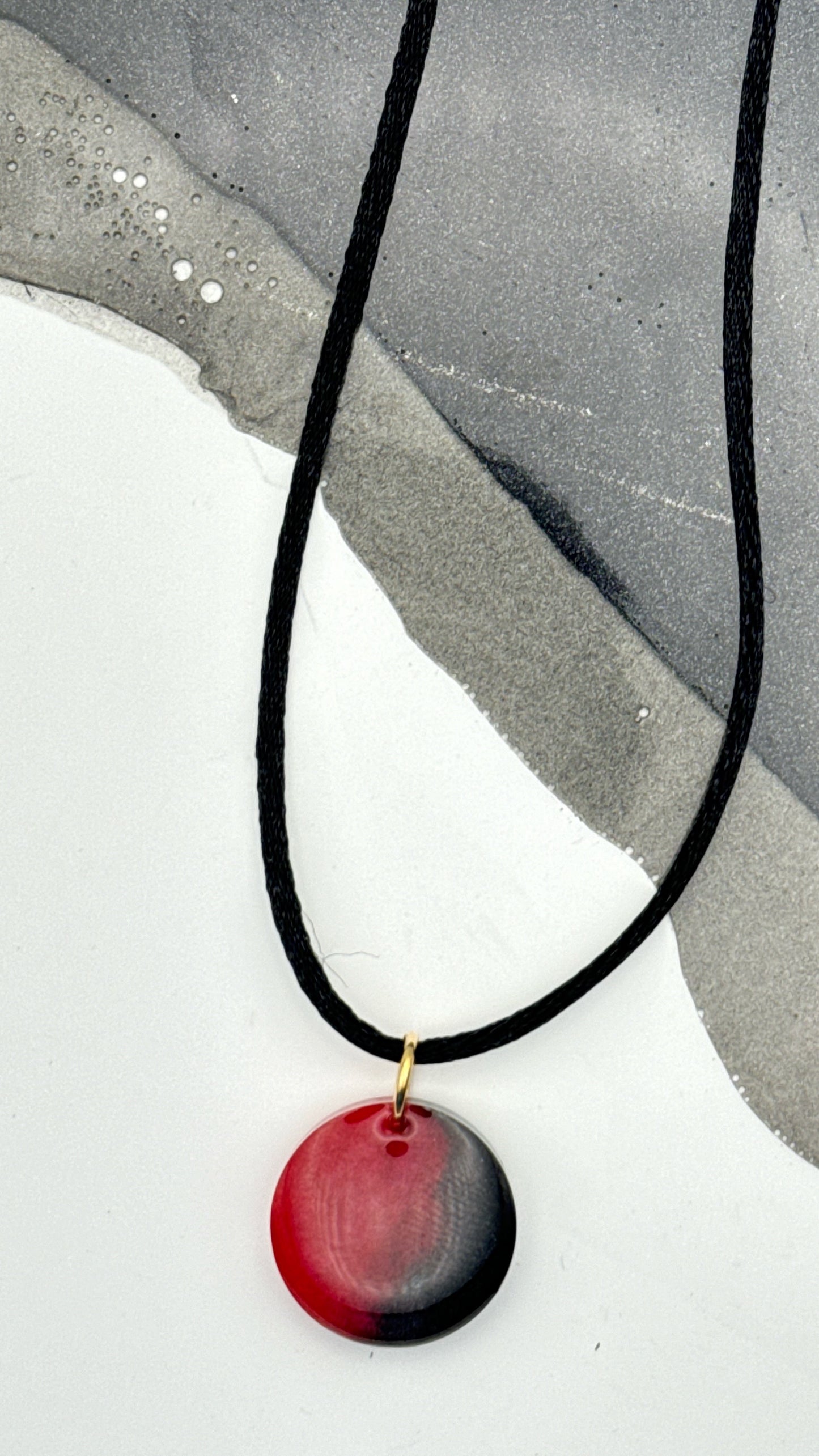 Crimson Eclipse Pendant