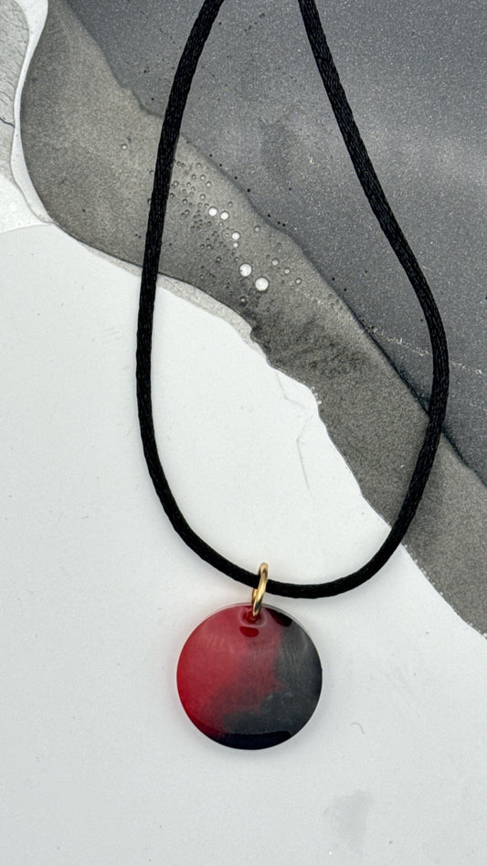 Crimson Eclipse Pendant 2