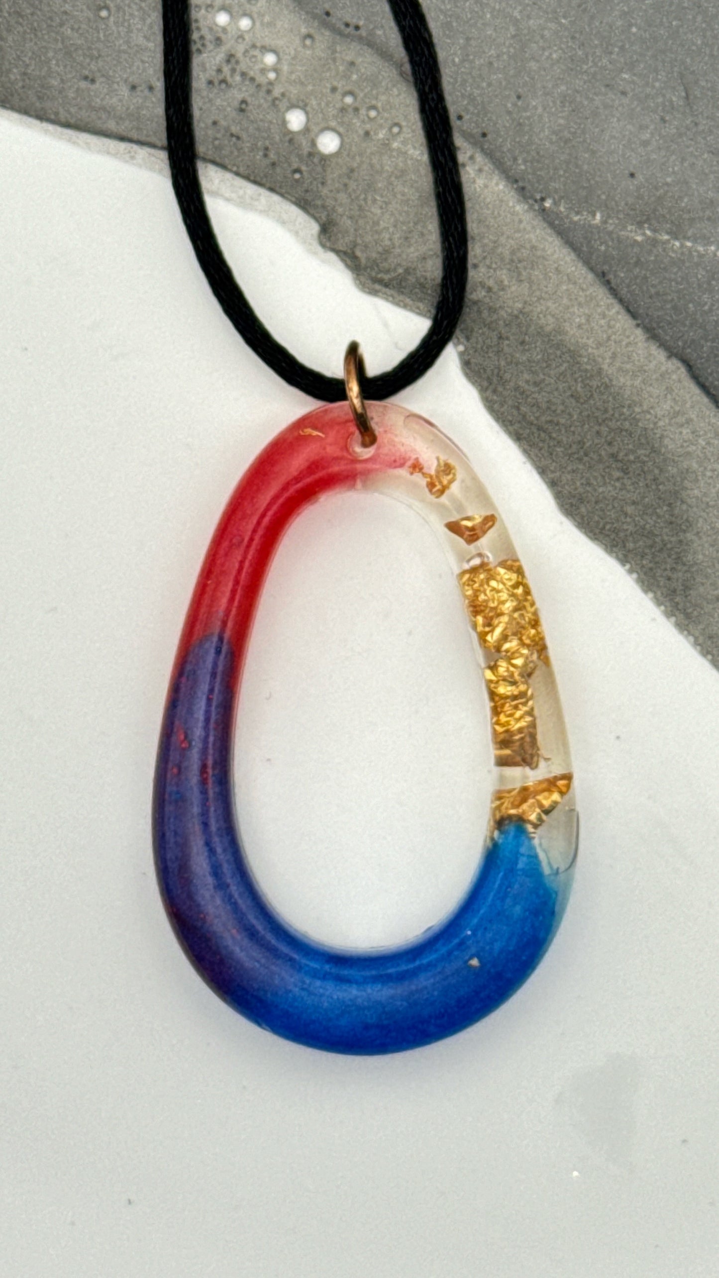 Golden Wave Pendant